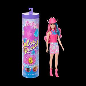 JCP01 Barbie Disco-sztár Color Reveal meglepetés baba